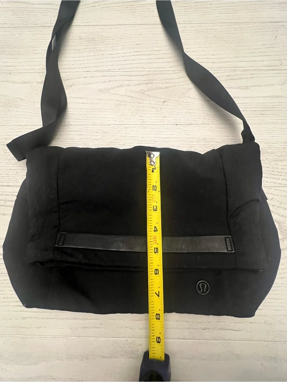 Lululemon Black Messenger Bag